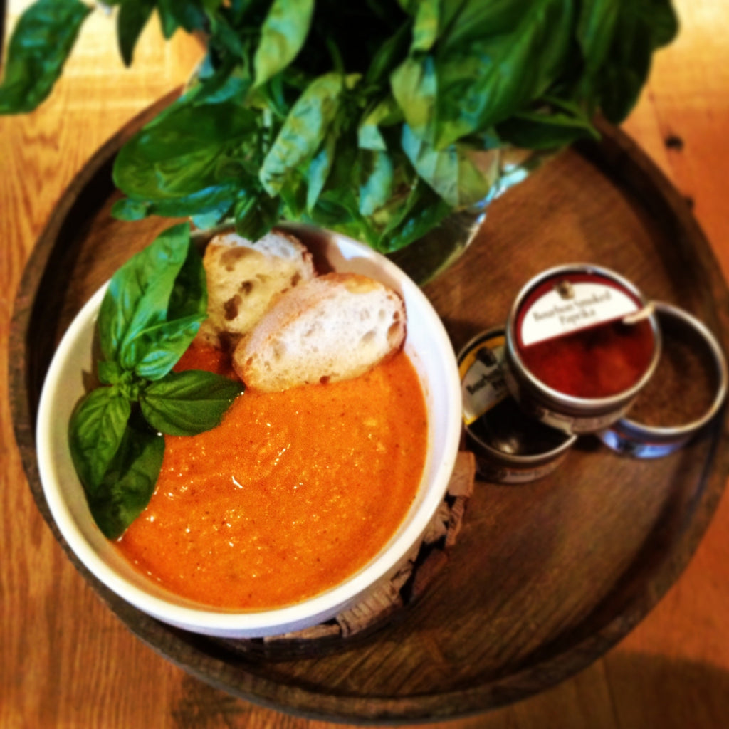 Bourbon Barrel Gazpacho