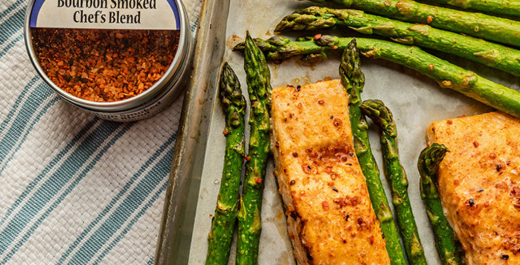 Sheet Pan Salmon and Asparagus