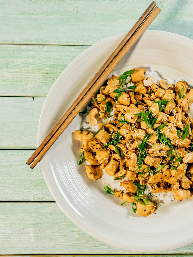 Sweet and Sour Cashew Chicken