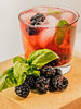 Smoked Blackberry Basil Mojito
