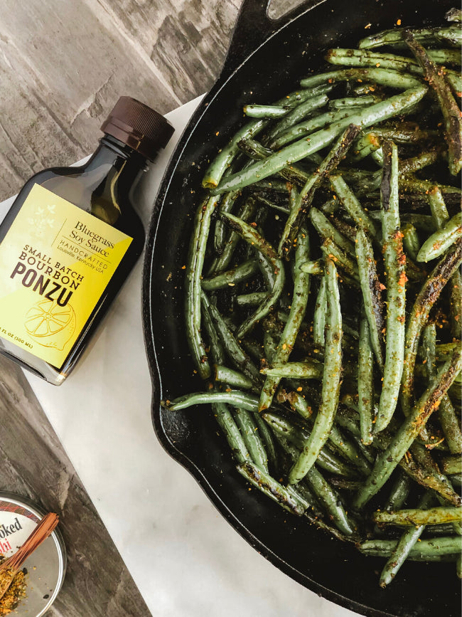 Crispy Charred Ponzu Green Beans