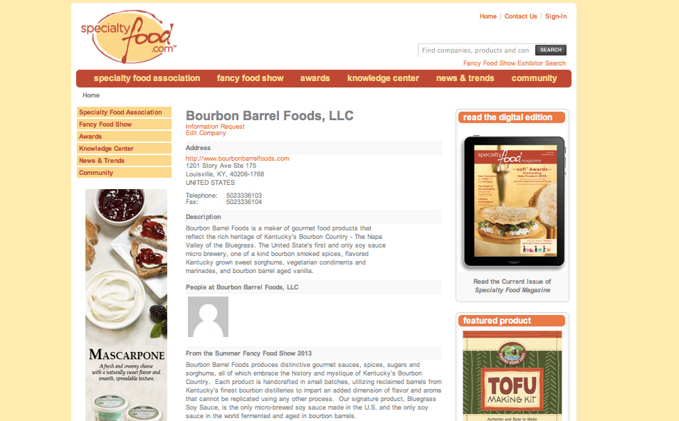 Specialty Foods