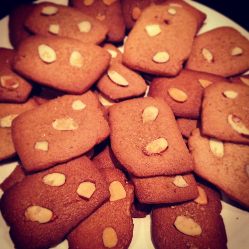 Bourbon Vanilla Sugar Almond Cookies