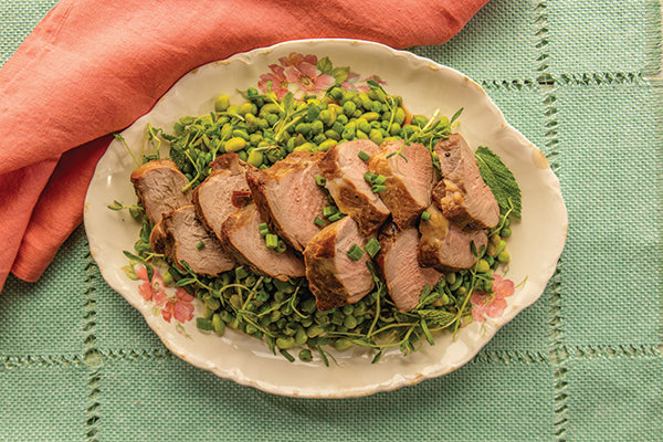 Soy and Bourbon Marinated Pork Tenderloin