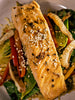Quick Kentuckyaki Salmon and Vegetables