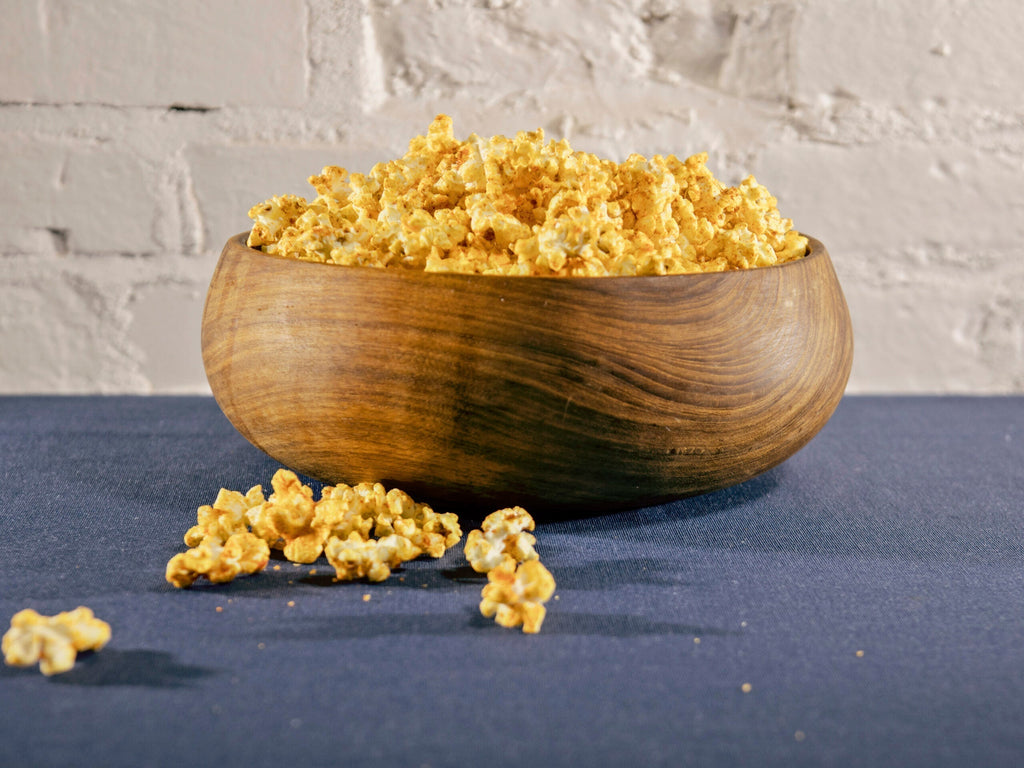 Bourbon Smoked Paprika and Parmesan Popcorn