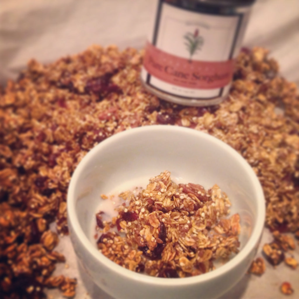 Pumpkin and Pure Cane Sorghum Granola