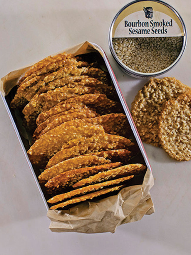 Smoked Sesame Wafers