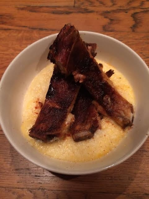 Smoky Short Ribs with Bourbon Country Polenta