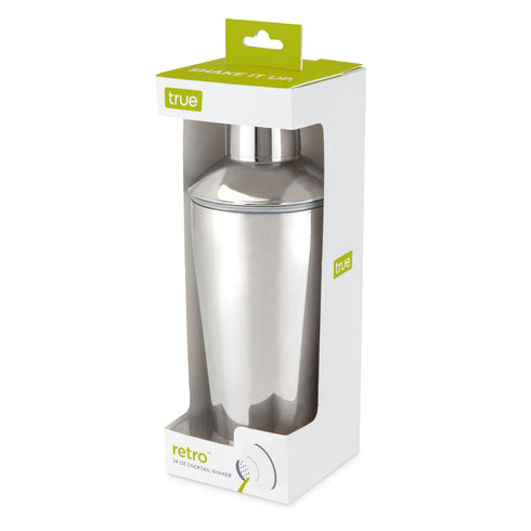 True - Retro 24 oz Cocktail Shaker - Stainless Steel