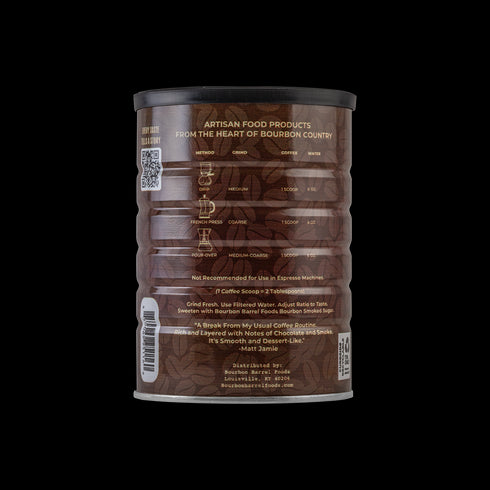 Coffee with Bourbon Smoked Cacao Nibs