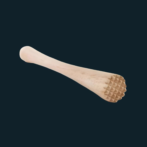 Smash: Natural Wood Muddler - 10-Inch True Brand Bar Tools