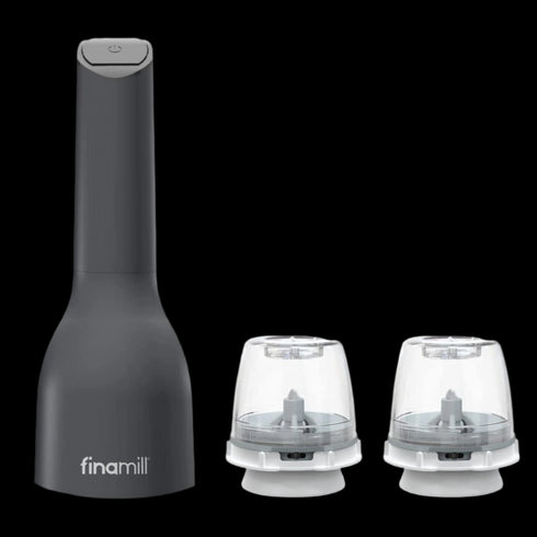 Finamill - Spice Grinding Reinvented - Starter Pack - Midnight Black