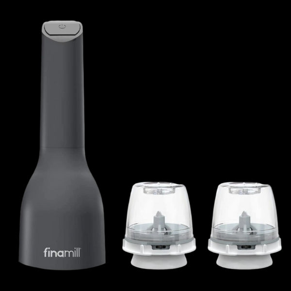 Finamill - Spice Grinding Reinvented - Starter Pack - Midnight Black