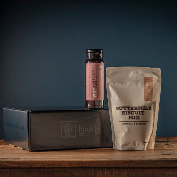 Gift Box - Buttermilk Biscuit Mix & Black Raspberry Jam