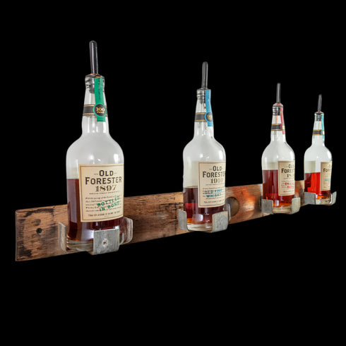 Bourbon Barrel Stave Decor - Large Scale - Bottle Rack