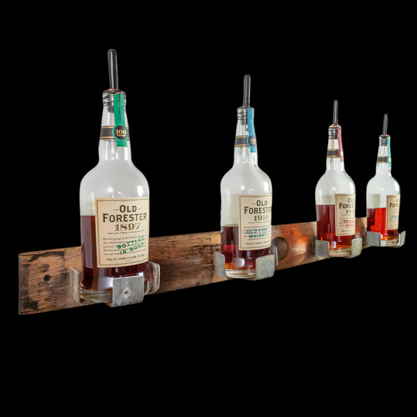 Bourbon Barrel Stave Decor - Large Scale - Bottle Rack