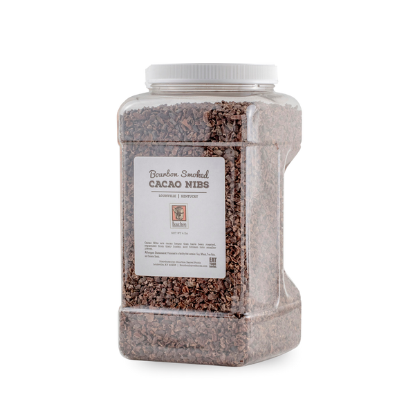 Bourbon Smoked Cacao Nibs - TUB 4 LBS