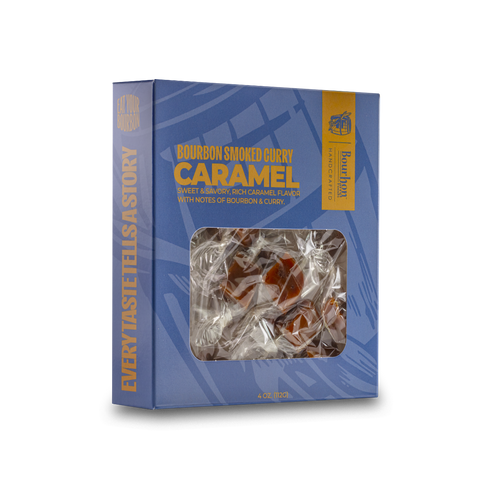 Bourbon Smoked Curry Caramels - Box of 16 pieces