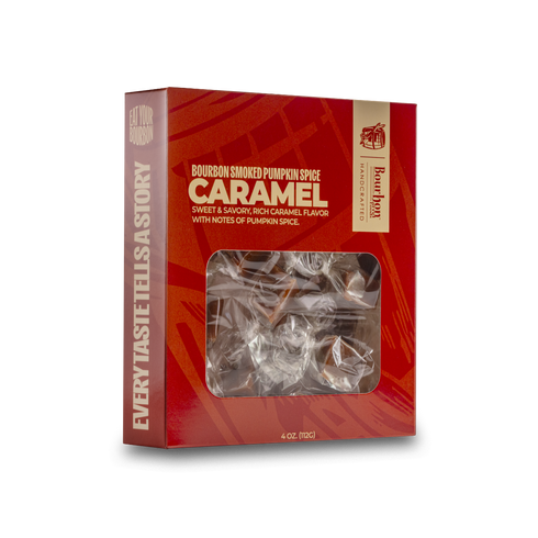 Bourbon Smoked Pumpkin Spice Caramels - Box of 16 pieces
