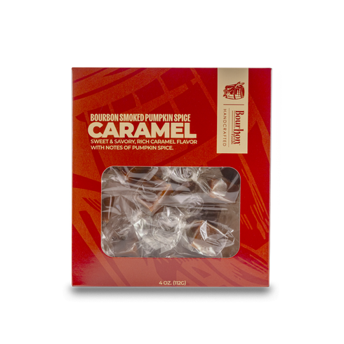 Bourbon Smoked Pumpkin Spice Caramels - Box of 16 pieces