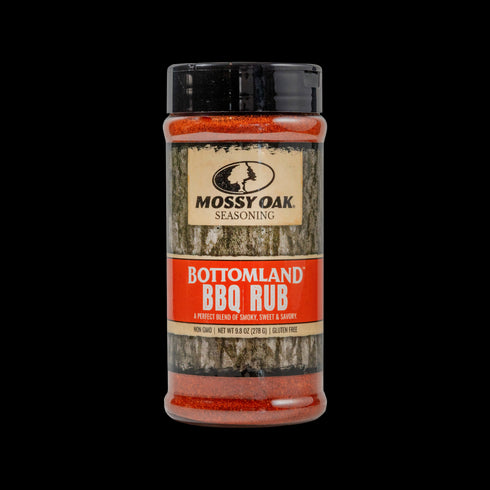 Bourbon Barrel Foods Mossy Bottomland BBQ Rub Seasoning Bottle