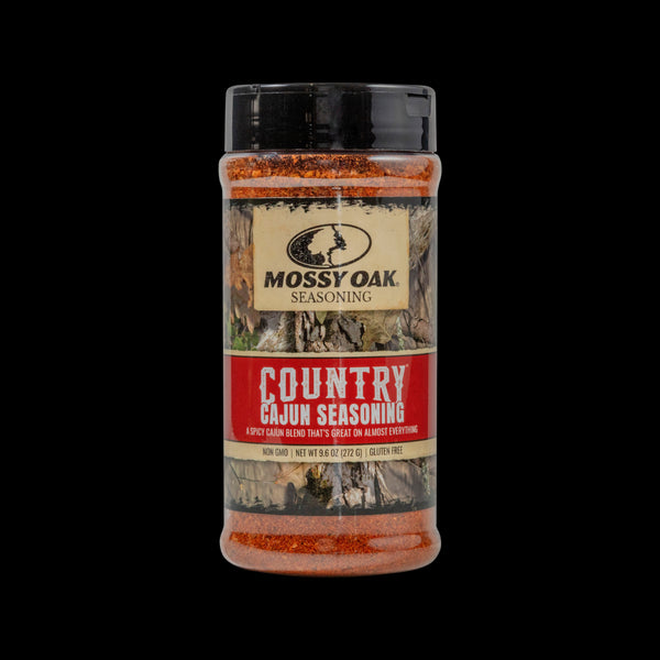 Bourbon Barrel Foods Mossy Oak Country Cajun Seasoning Bottle