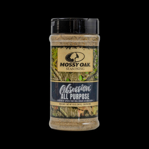 Bourbon Barrel Foods Mossy Oak Obsession All Purpose Seasoning Bottle