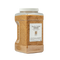 tub of bourbon smoked sugar on a white background