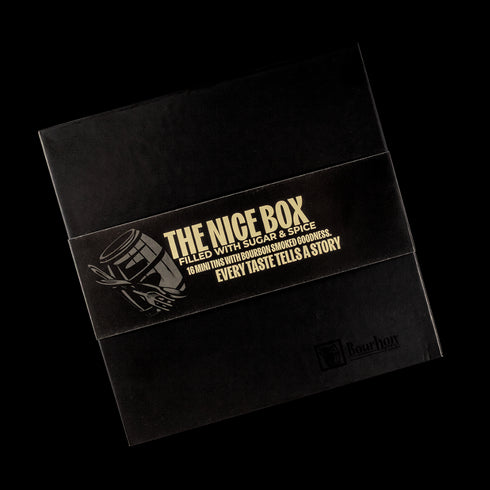 The Nice Box - Filled with Bourbon Smoked Sugar and Spice - 16 Mini Tins