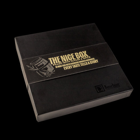 The Nice Box - Filled with Bourbon Smoked Sugar and Spice - 16 Mini Tins