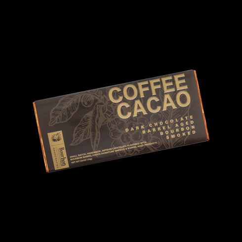 Coffee & Cacao Bar - Bourbon Smoked Cacao & Barrel Aged Coffee Bean, Dark Chocolate