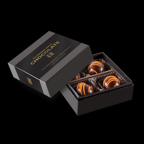Bourbon Barrel Old Fashioned Truffles - 4 Piece Box