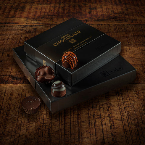 Bourbon Barrel Assorted Artisan Chocolates - 16 Piece Box
