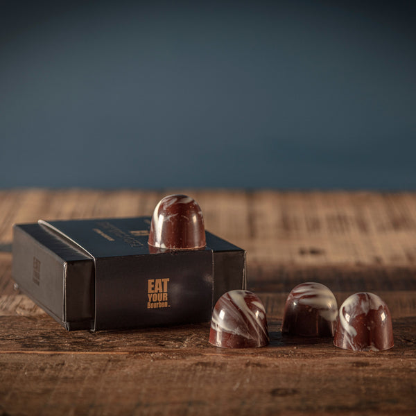 Bourbon Barrel Foods Bourbon Balls Chocolate Gift Box Lifestyle