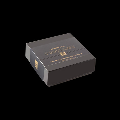 Bourbon Barrel Foods Bourbon Balls Chocolate Gift Box Set of 4 Box
