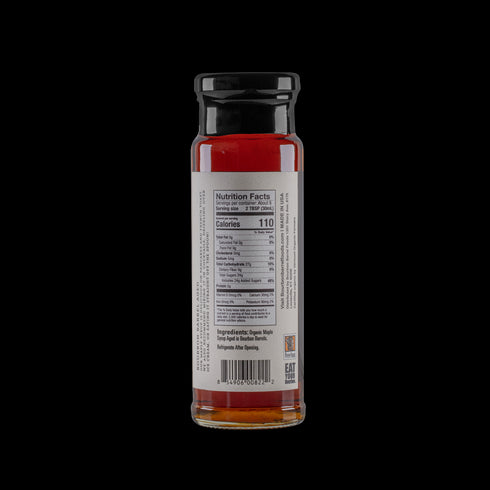 Bourbon Barrel Foods Maple Syrup Bottle Shot Nutritional Facts