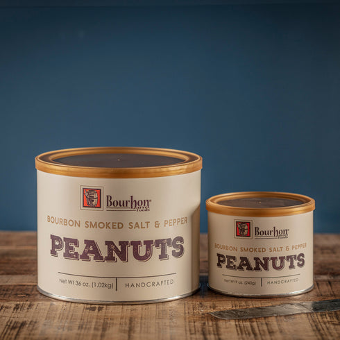 Bourbon Barrel Foods Bourbon Smoked Salt & Pepper Peanuts size variations