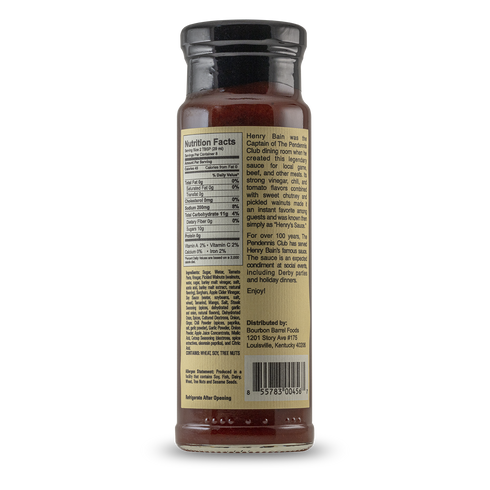 Pendennis Club The Original Henry Bain’s Sauce