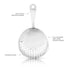 Viski Julep Strainer - Stainless Steel - Professional