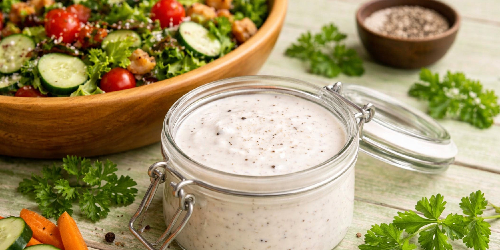 Bourbon Smoked Pepper Buttermilk Dressing