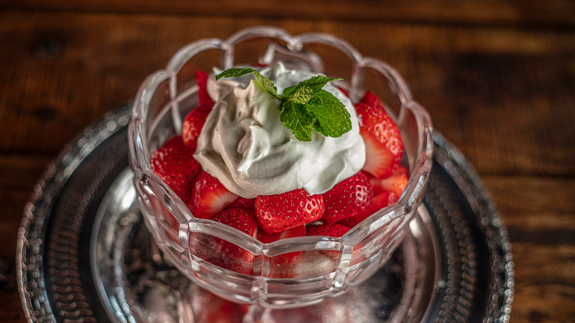 Bourbon Vanilla Strawberries Cream
