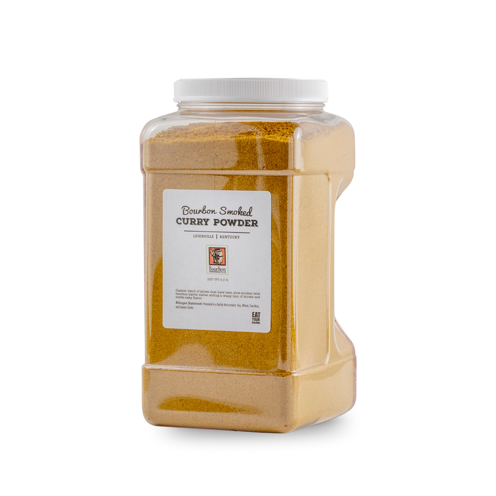 Bourbon Smoked Curry Powder - TUB 4.5 LBS – Bourbon Barrel Foods