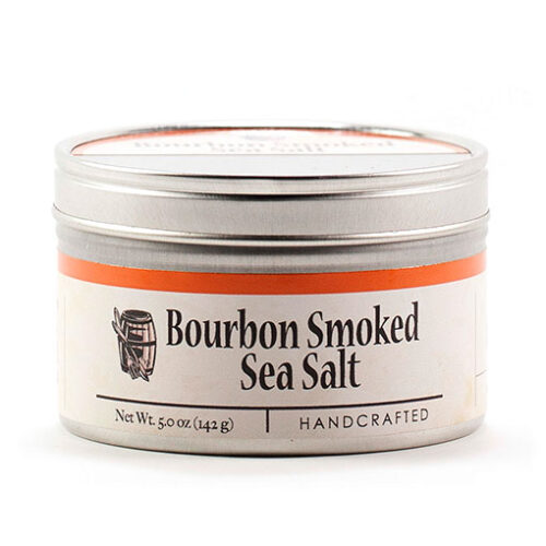 Bourbon Smoked Sea Salt tin