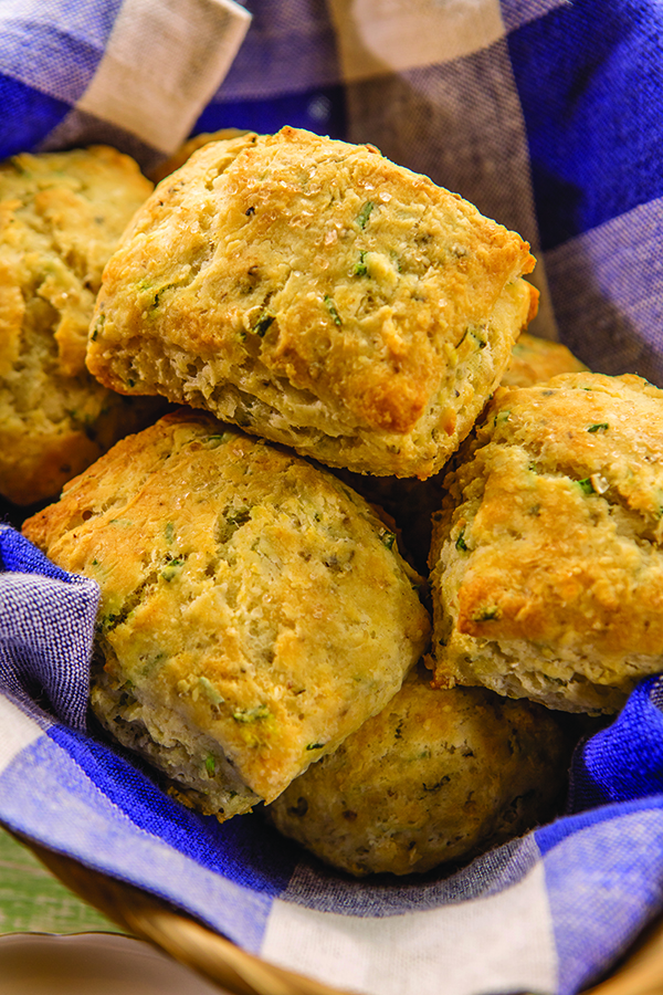 Chive and Smoked Pepper Biscuits