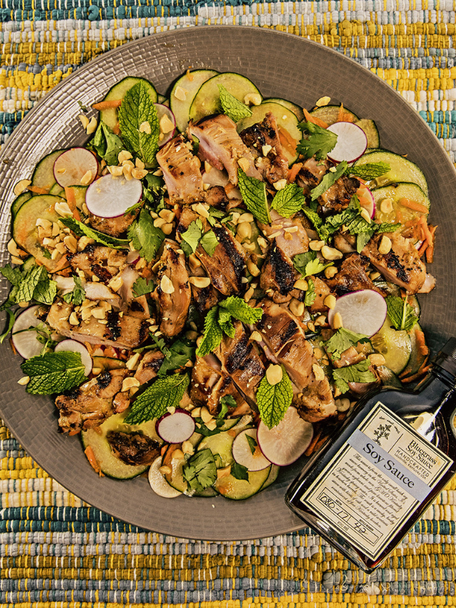 Vietnamese Grilled Chicken Thigh Salad