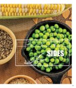 Sides poster with peas spices and corn