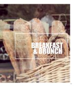 Breakfast and brunch poster with a basket of bread