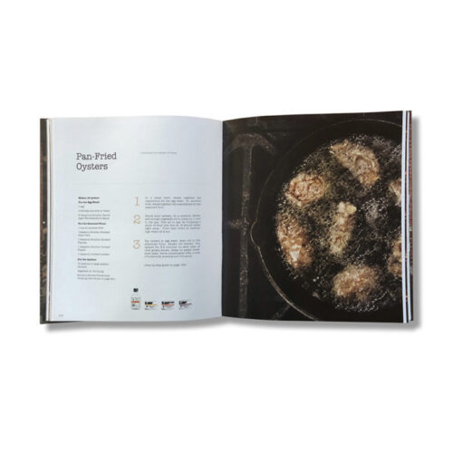 Bourbon Barrel Foods Eat Your Bourbon Cookbook pan fried oysters page