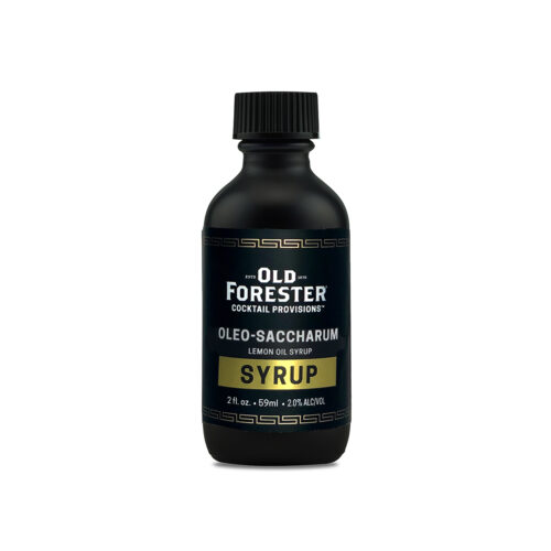 Bottle of old forester Oleo-Saccharum Lemon Oil Syrup